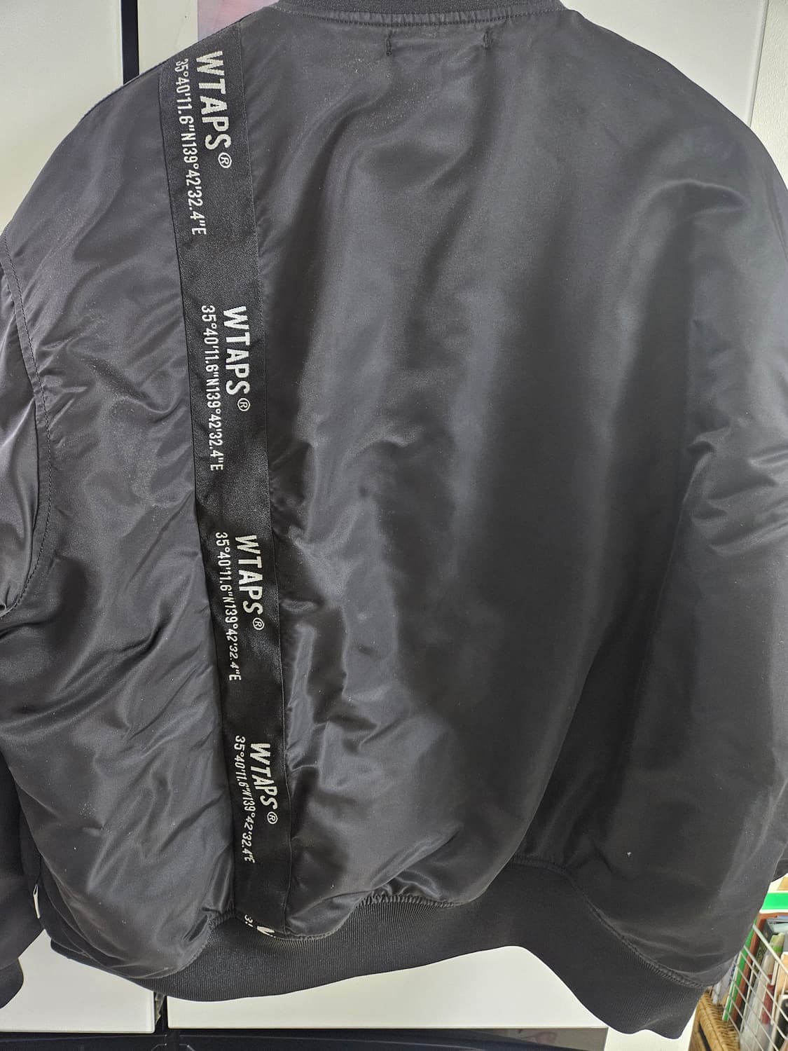 [M]22AW 더블탭스 팀 자켓 블랙 상품이미지6