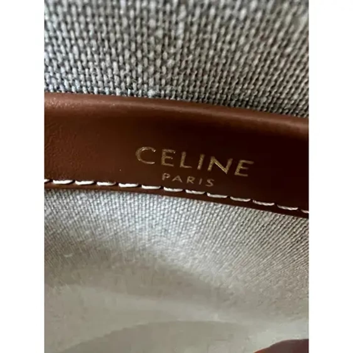 [정품] 셀린느 텍스타일 미디엄 카바스 투톤 토트백 상품이미지4