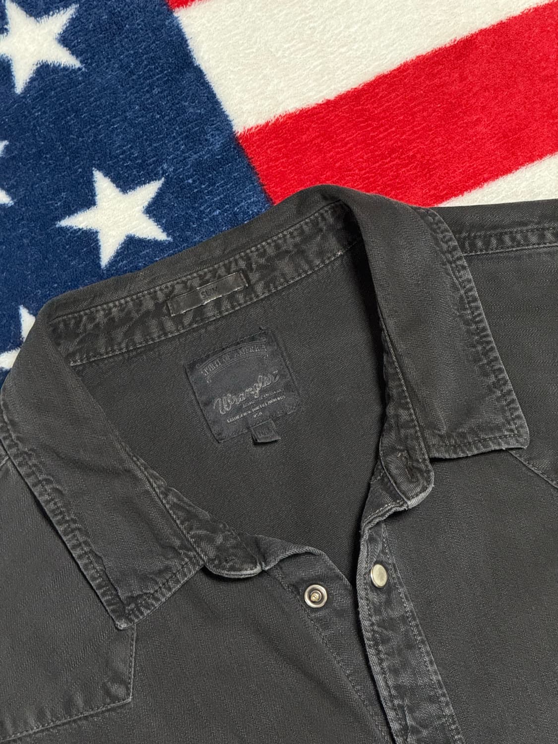 랭글러데님웨스턴셔츠 빈티지남방 wrangler western shirt 상품이미지5