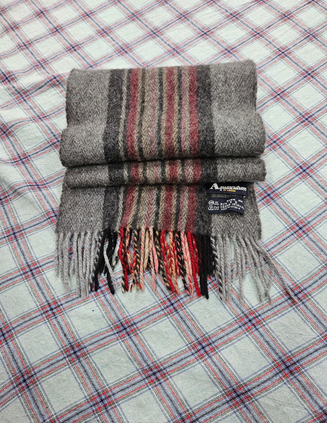 아쿠아스큐텀 캐시미어 100% 머플러  상품이미지1