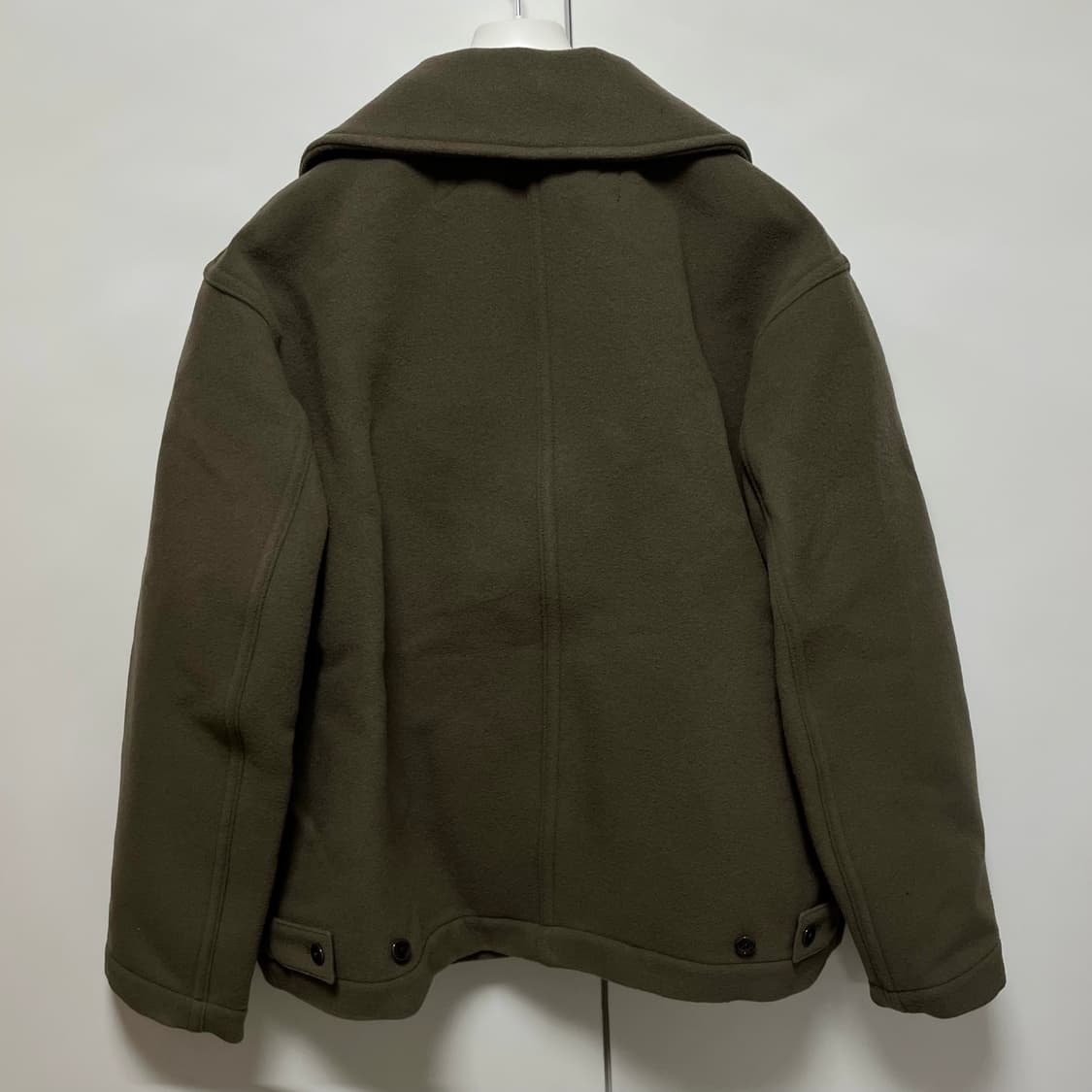 [46,48,50]르메르 25fw 박스 피코트/다크 스쿼럴 상품이미지2