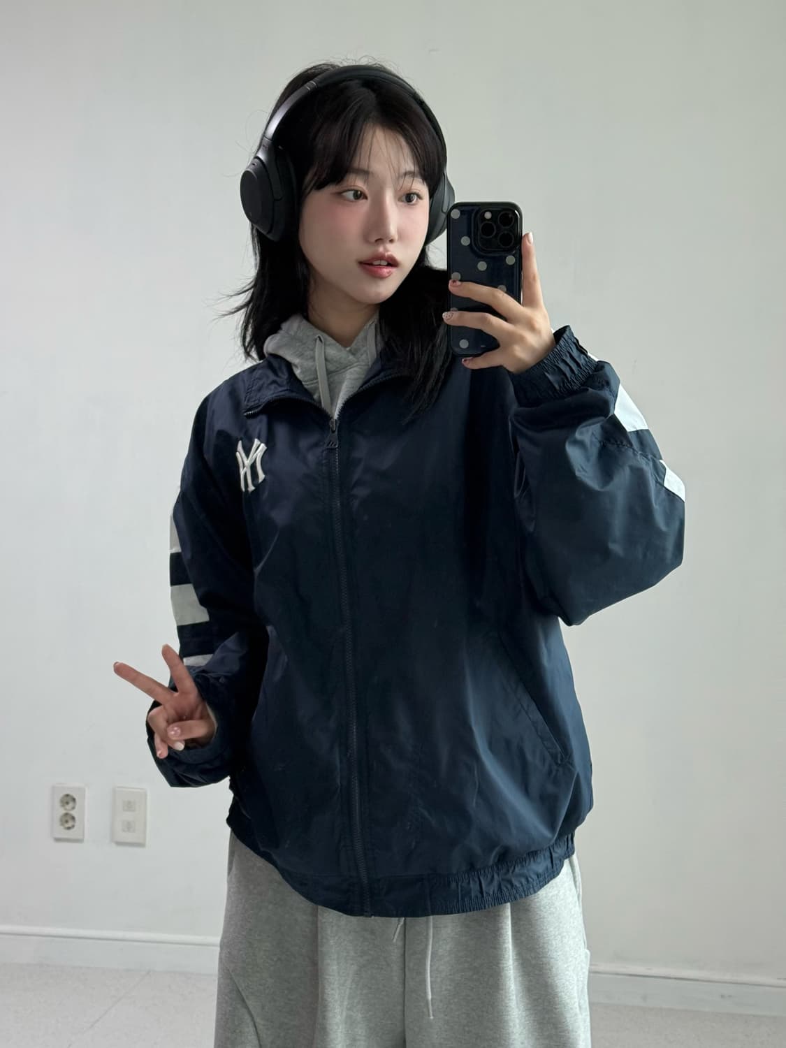 90‘s 아디다스 양키즈 바람막이 상품이미지4
