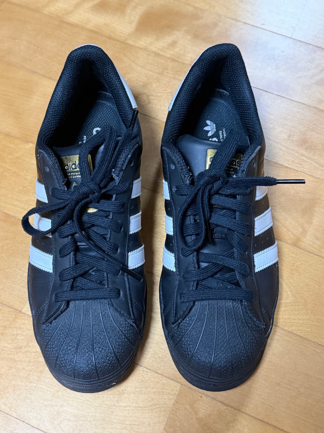 아디다스 슈퍼스타 코어 블랙 화이트 260 상품이미지2