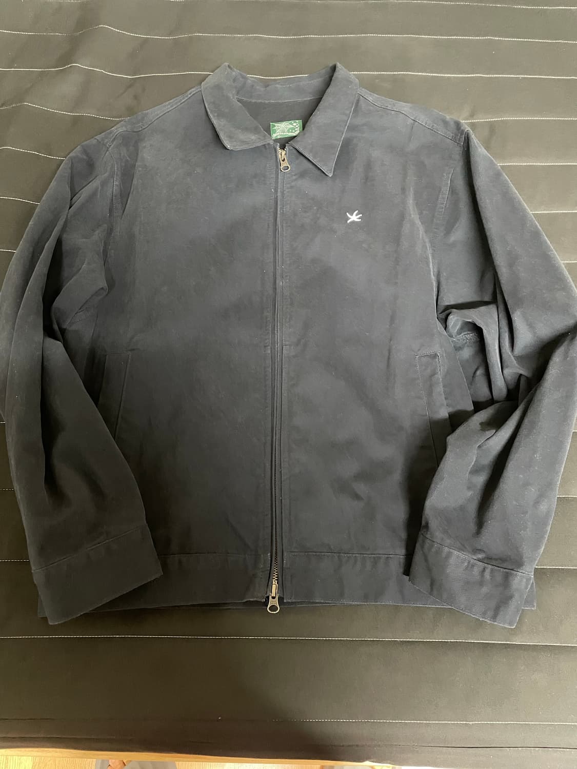 TCM washed mini logo jacket (dark navy) 상품이미지3
