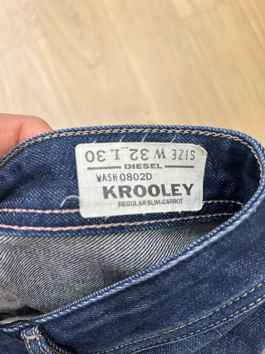 [32]Diesel Industry KROOLEY 워시드 데님 팬츠 상품이미지6