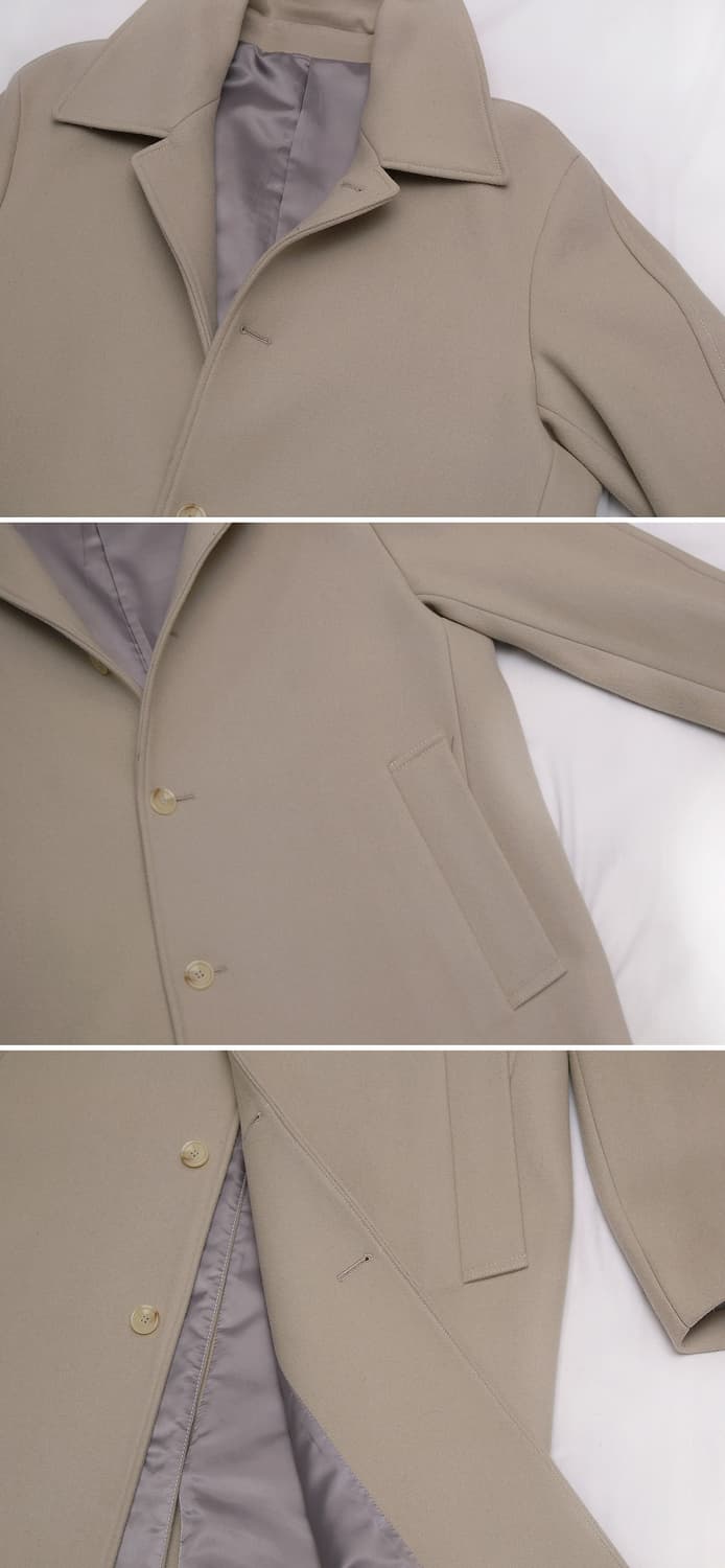 신품급) 송지오 컬렉션라인 울캐시미어 롱발마칸 오버코트 (100+) 상품이미지8