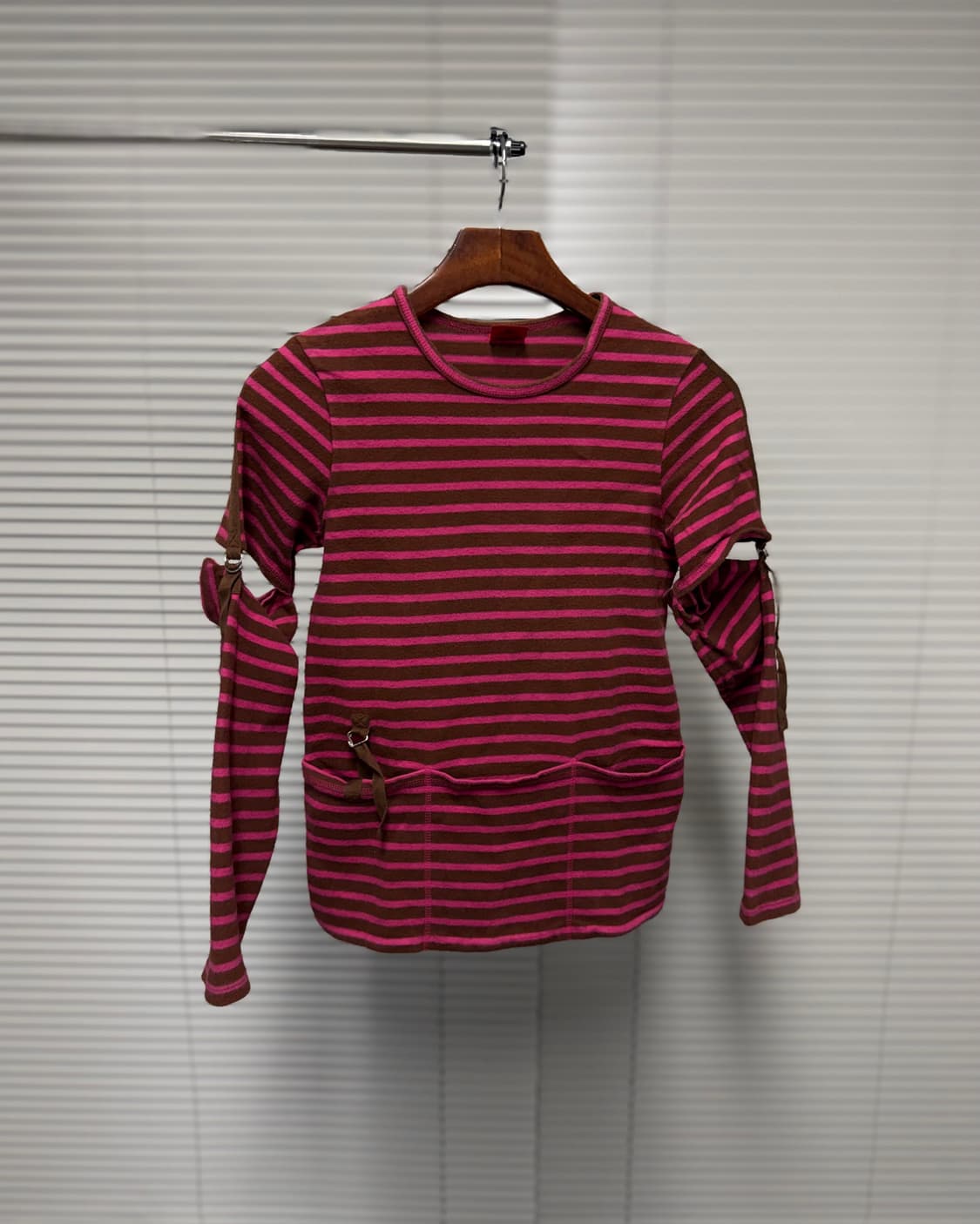 algonquins 스트라이프 파츠 티셔츠 상품이미지1