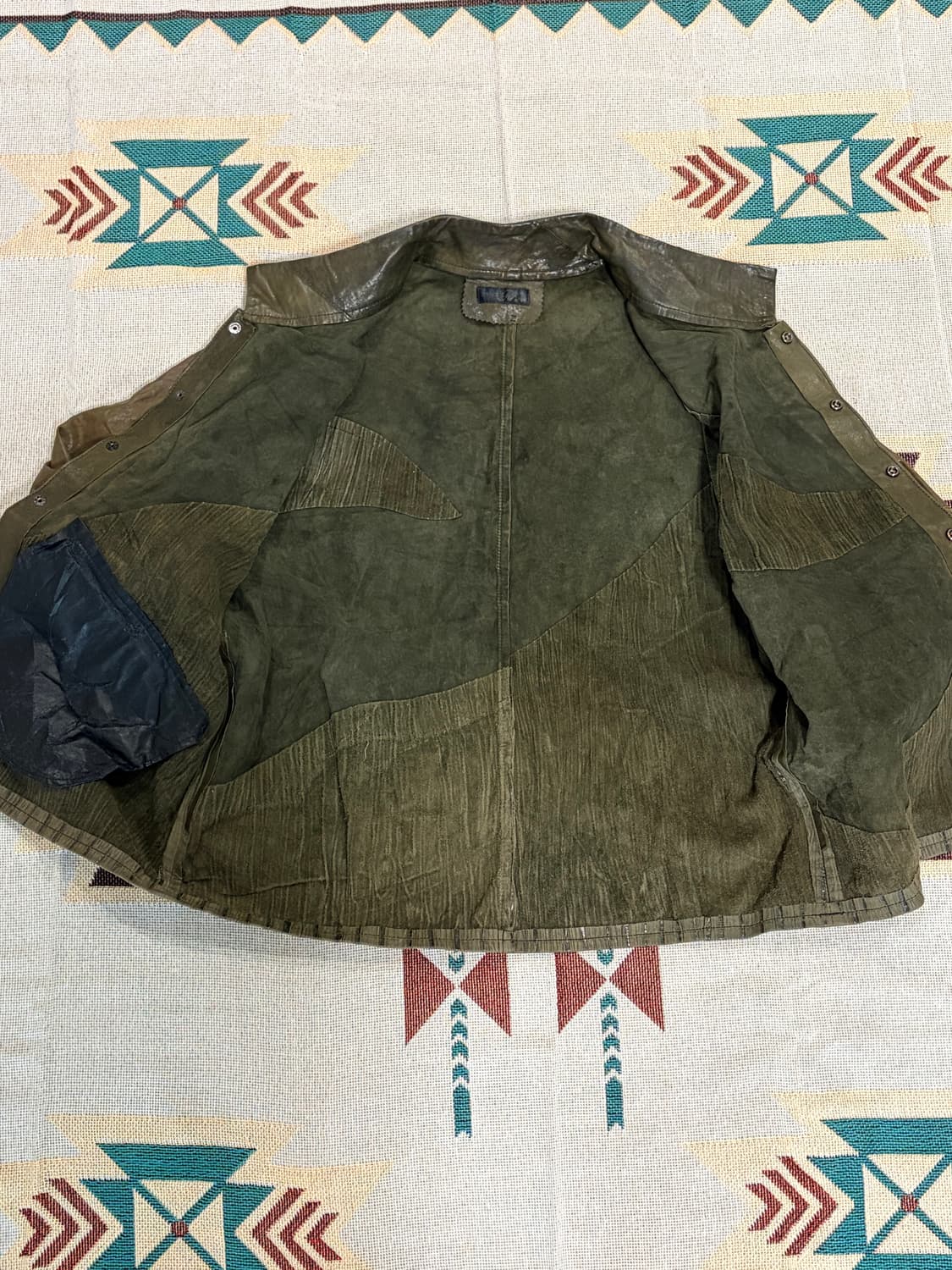 Grunge western leather jacket / 그런지 웨스턴 상품이미지5