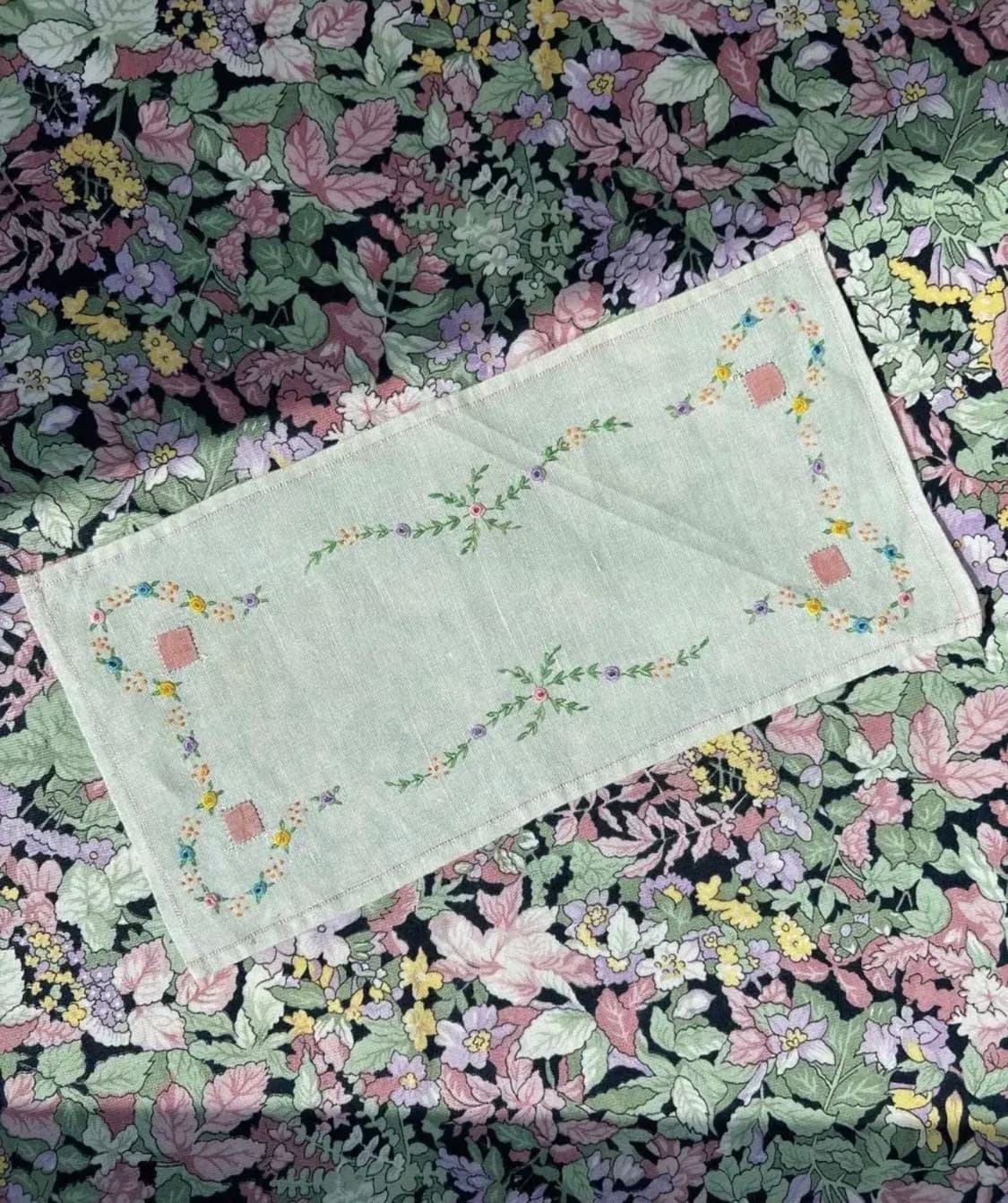 빈티지 손자수 샌드위치 도일리 상품이미지1