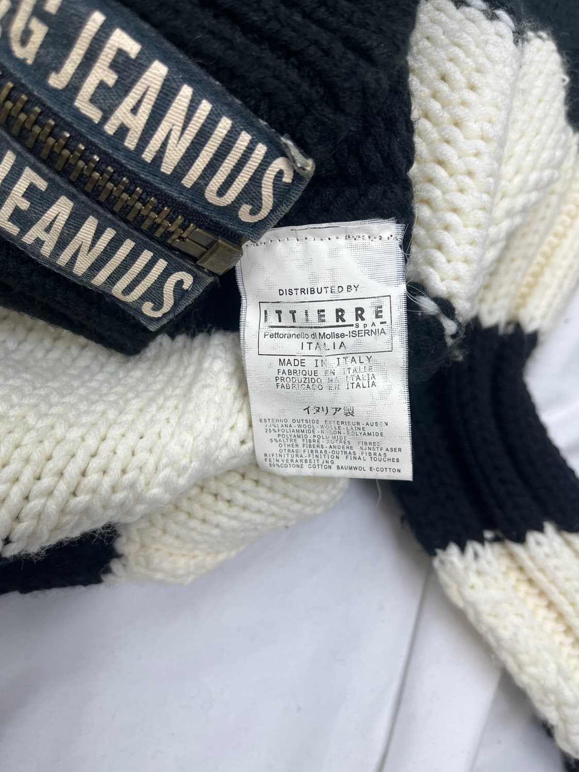 DOLCE & GABBANA 스트라이프 니트 집업 상품이미지5