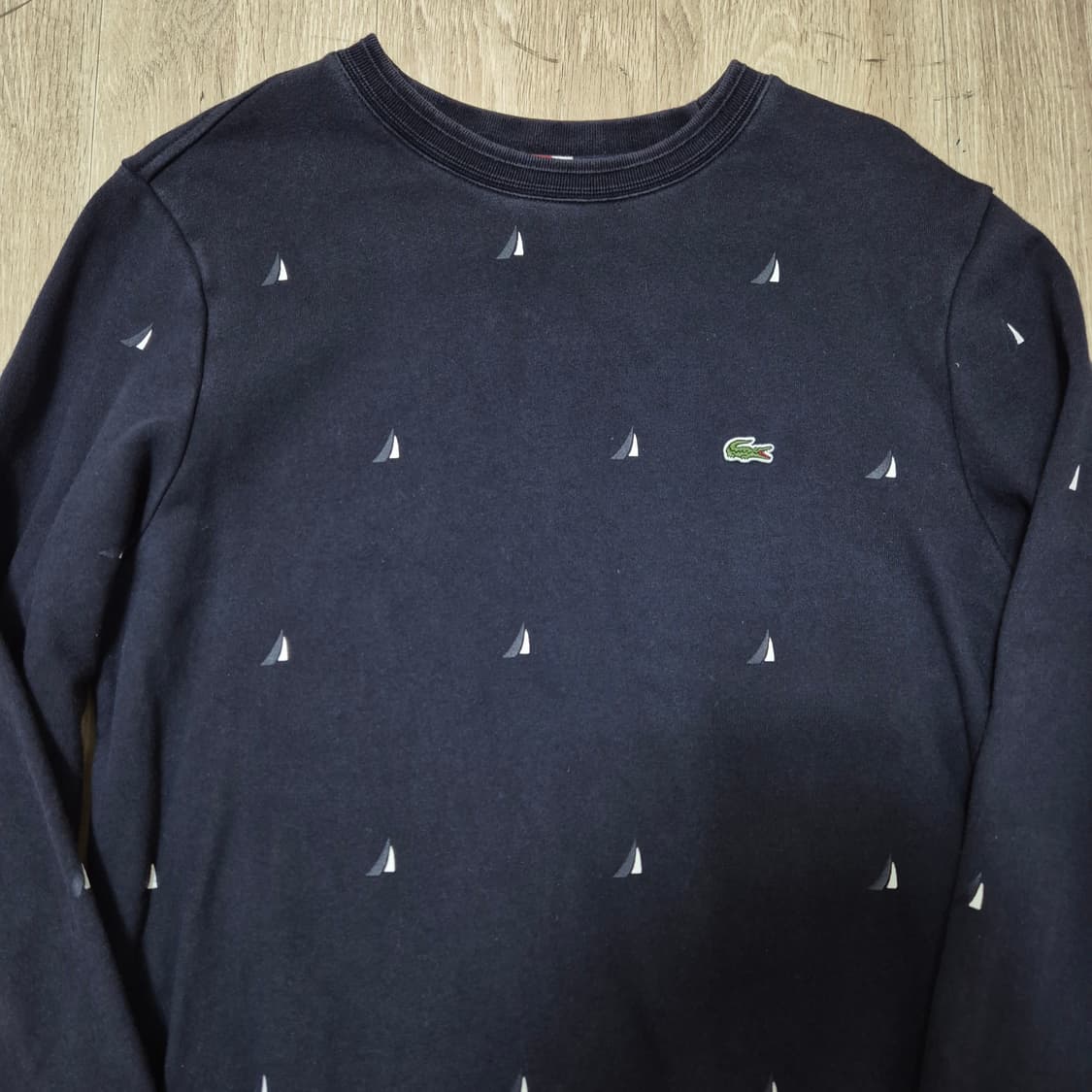 라코스테 멀티 요트 패턴 프린팅 맨투맨 (3) 상품이미지2