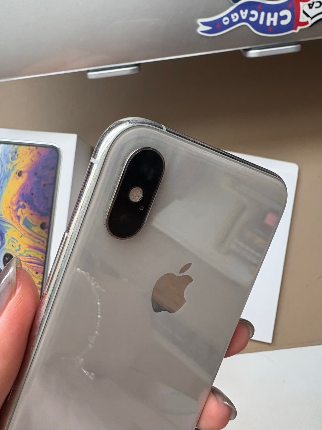 아이폰 XS 실버 256GB 상품이미지3