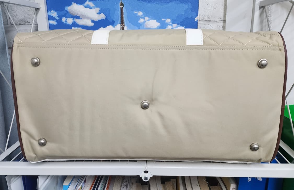 BMW 골프보스턴백  퀼팅 베이지 경량보스톤백 골프가방 OD06 상품이미지6