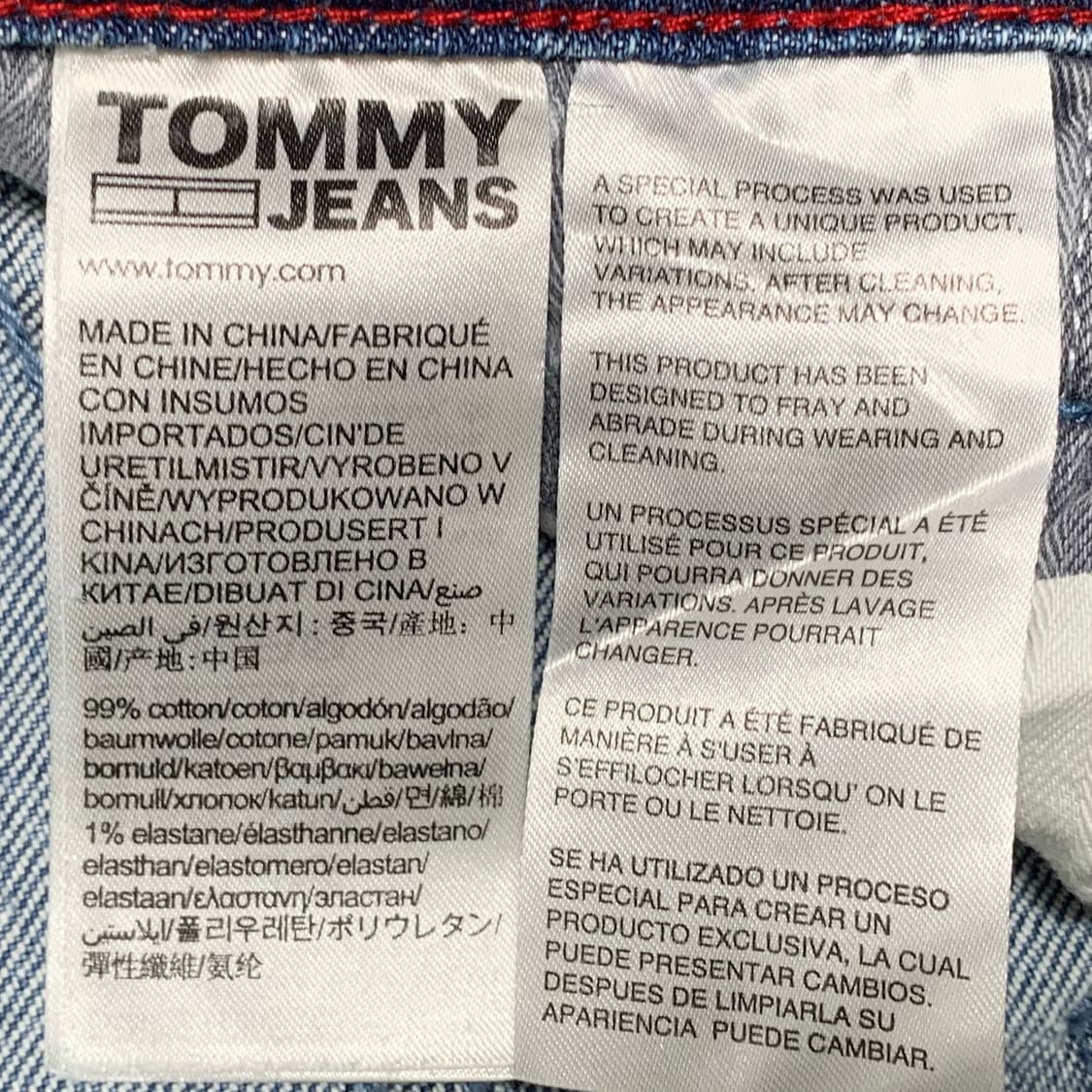 [31] 타미진스 릴렉스드 크롭 데님팬츠 상품이미지6