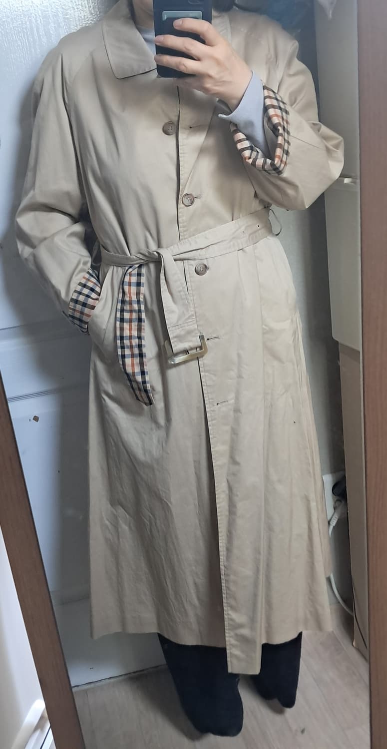 닥스 여성 빈티지 롱 트렌치 코트 베이지 66 상품이미지9