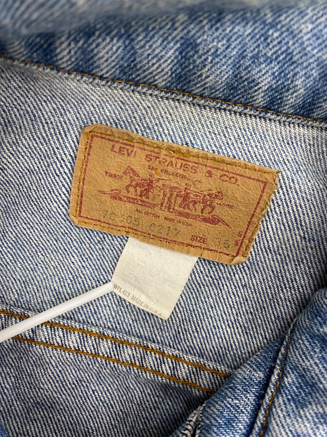 80‘s 리바이스 데님 트러커 자켓 상품이미지6