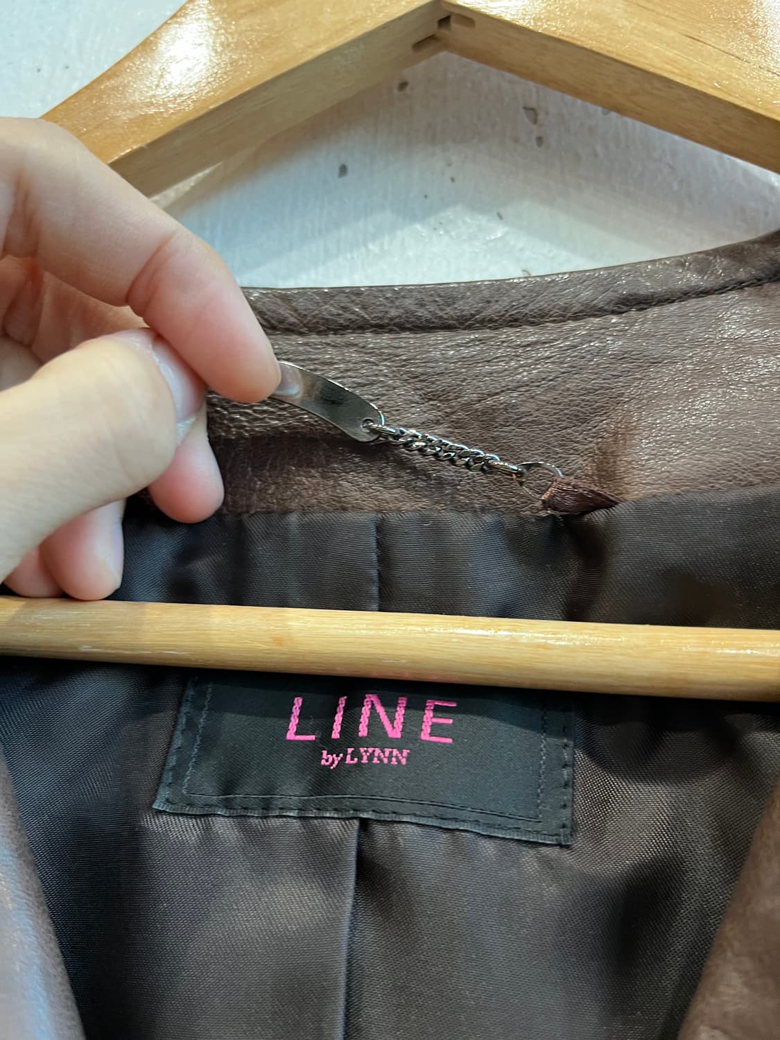 LINE 라인 양가죽 자켓 우먼즈  상품이미지5