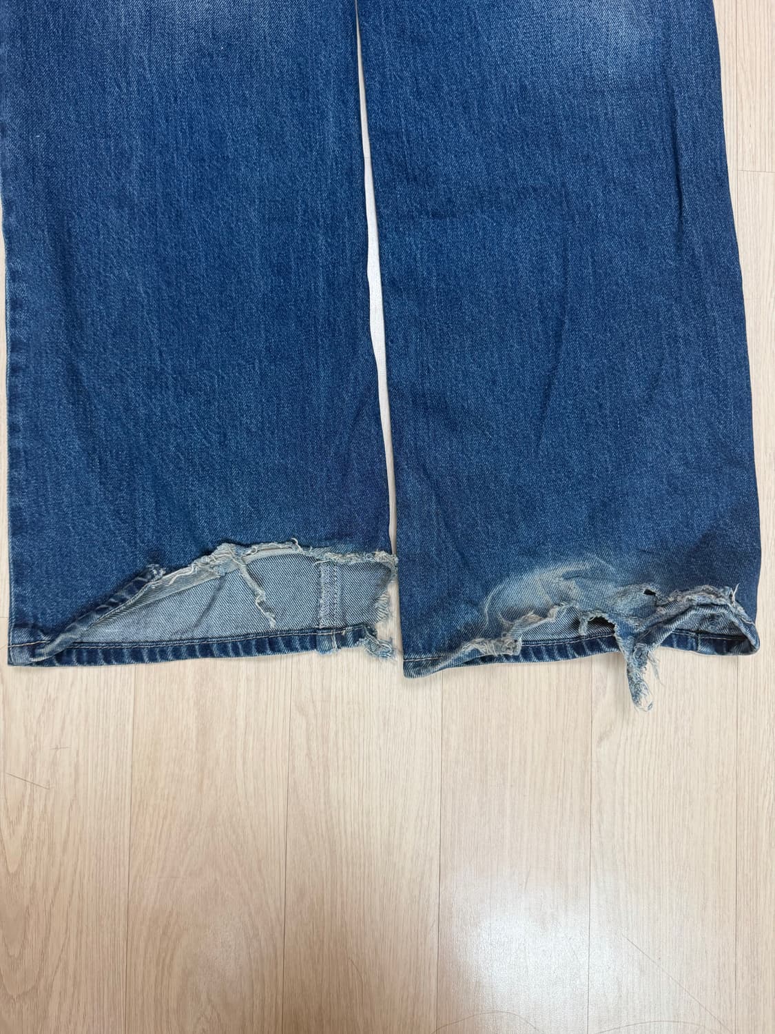 스컬프터 로우라이즈 비즈 데님 xs 상품이미지4