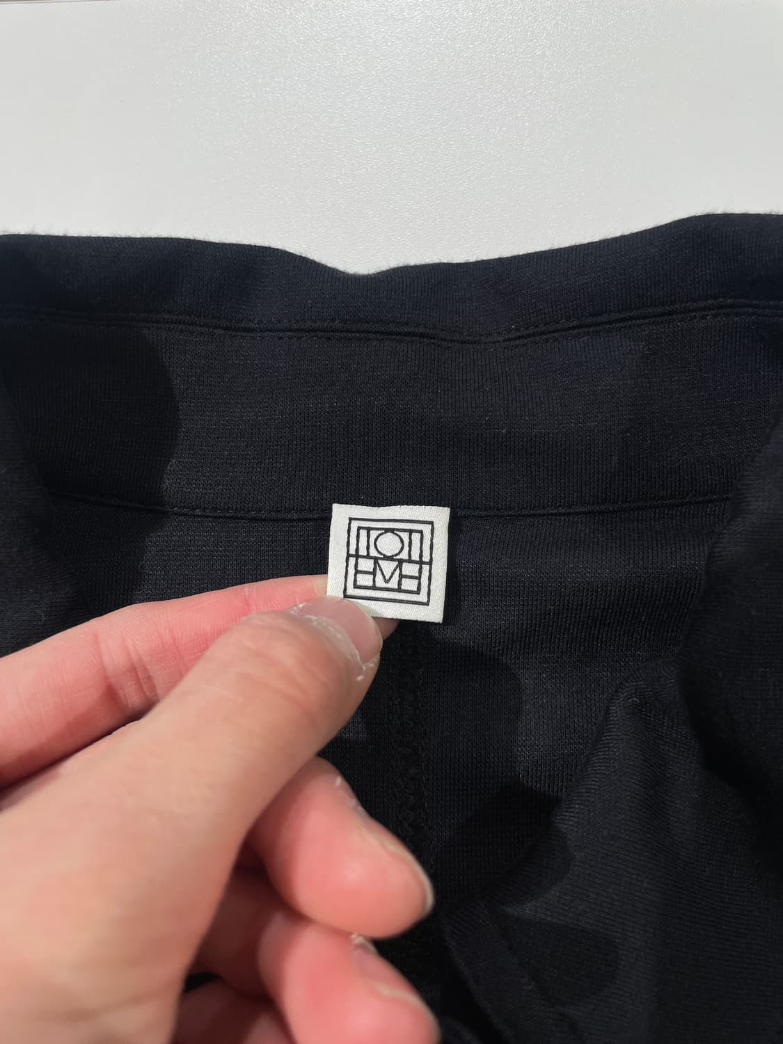 토템 블랙 저지 버튼 비스코스 셔츠  상품이미지7