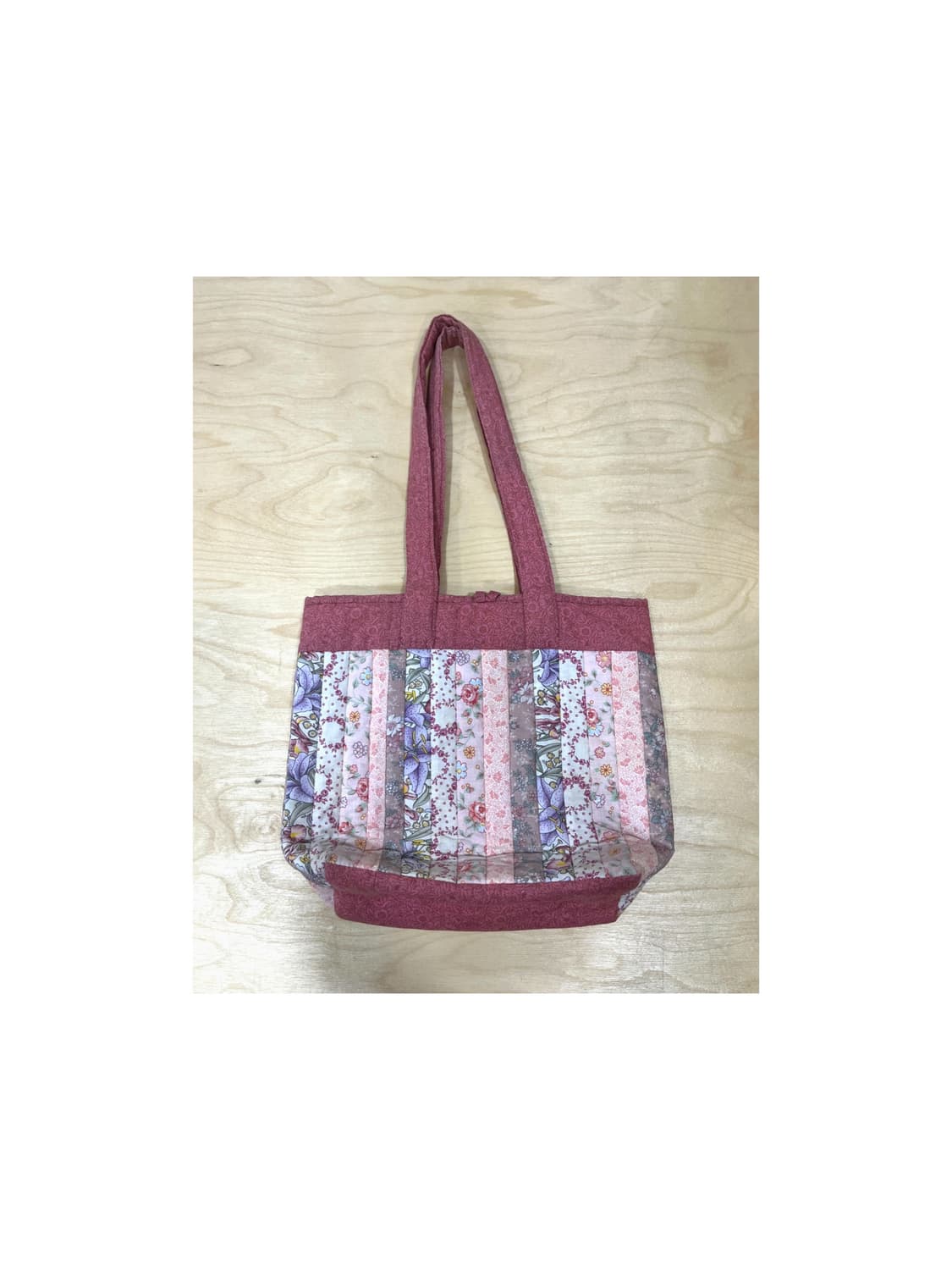 빈티지 플라워 패턴 퀼트 패딩백 상품이미지3