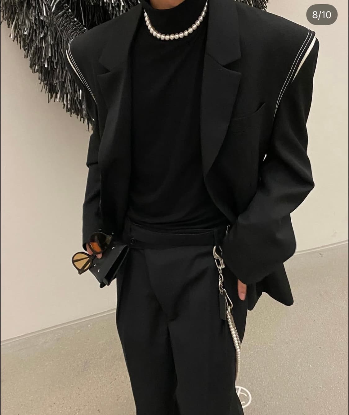 웨이비니스 로우 엣지 3버튼 자켓 초판 상품이미지7