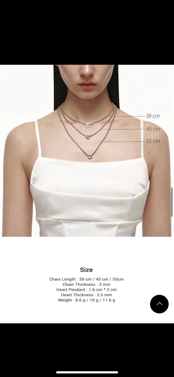 제이그레이슬렛 하트목걸이 상품이미지5