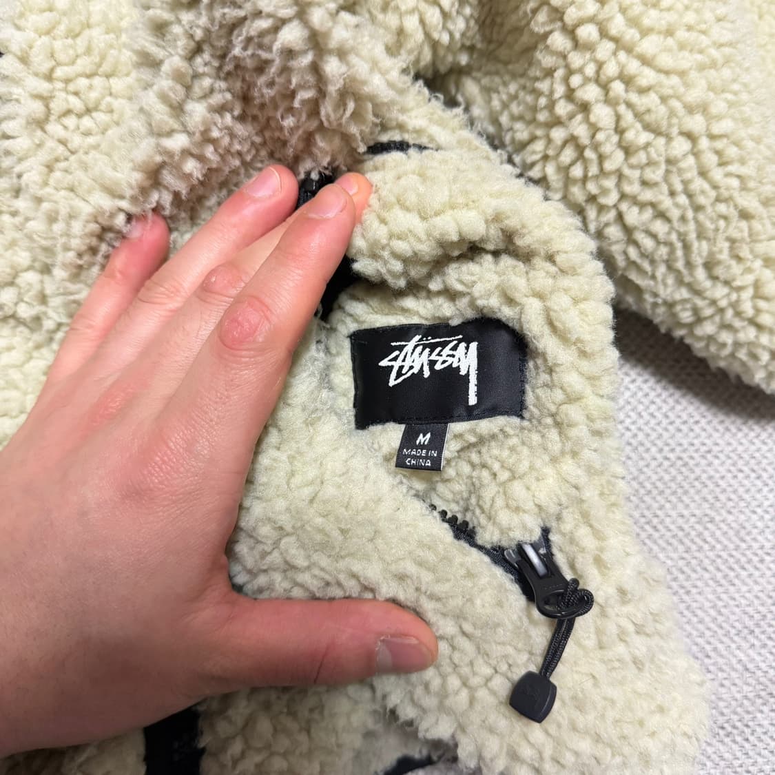 스투시 8볼 리버시블 쉐르파 플리스 자켓 상품이미지7