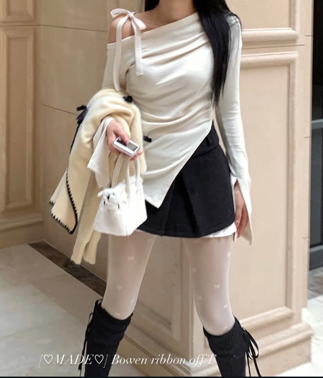 프릴 플리츠 스커트 M사이즈 상품이미지2