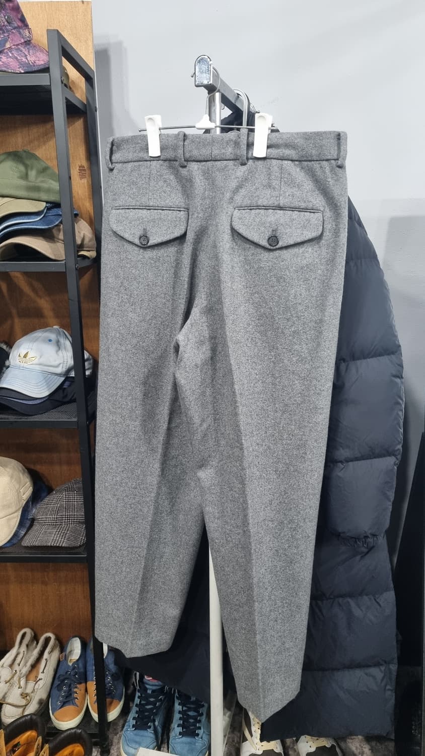 스튜디오 톰보이)) 울혼방 턱 남성 슬랙스 34~35  컨디션9/10 상품이미지2