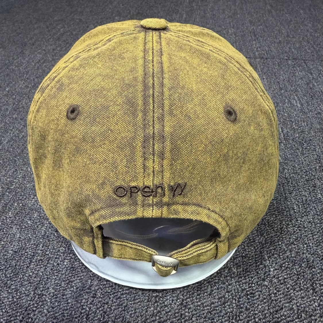 openyy 오픈와이와이 빅로고 워싱 볼캡 상품이미지4