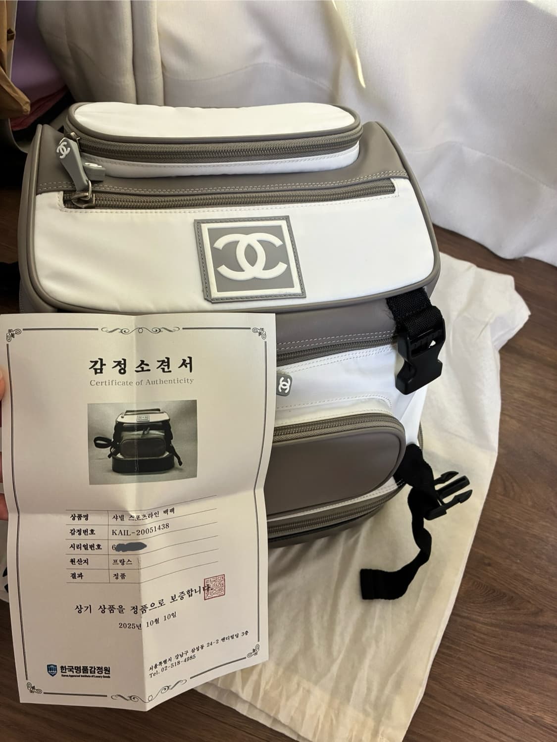 샤넬 스포츠라인 백팩 새상품 상품이미지3