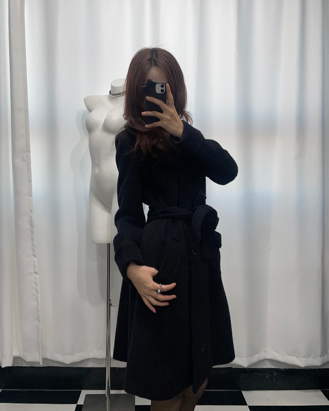 🎸블랙 코트🎸 상품이미지4