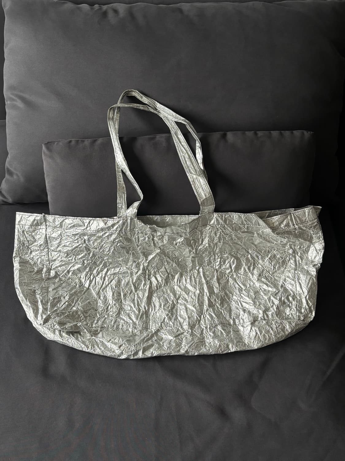 (1회착) 앰프티 실버 토트백 숄더백 상품이미지5