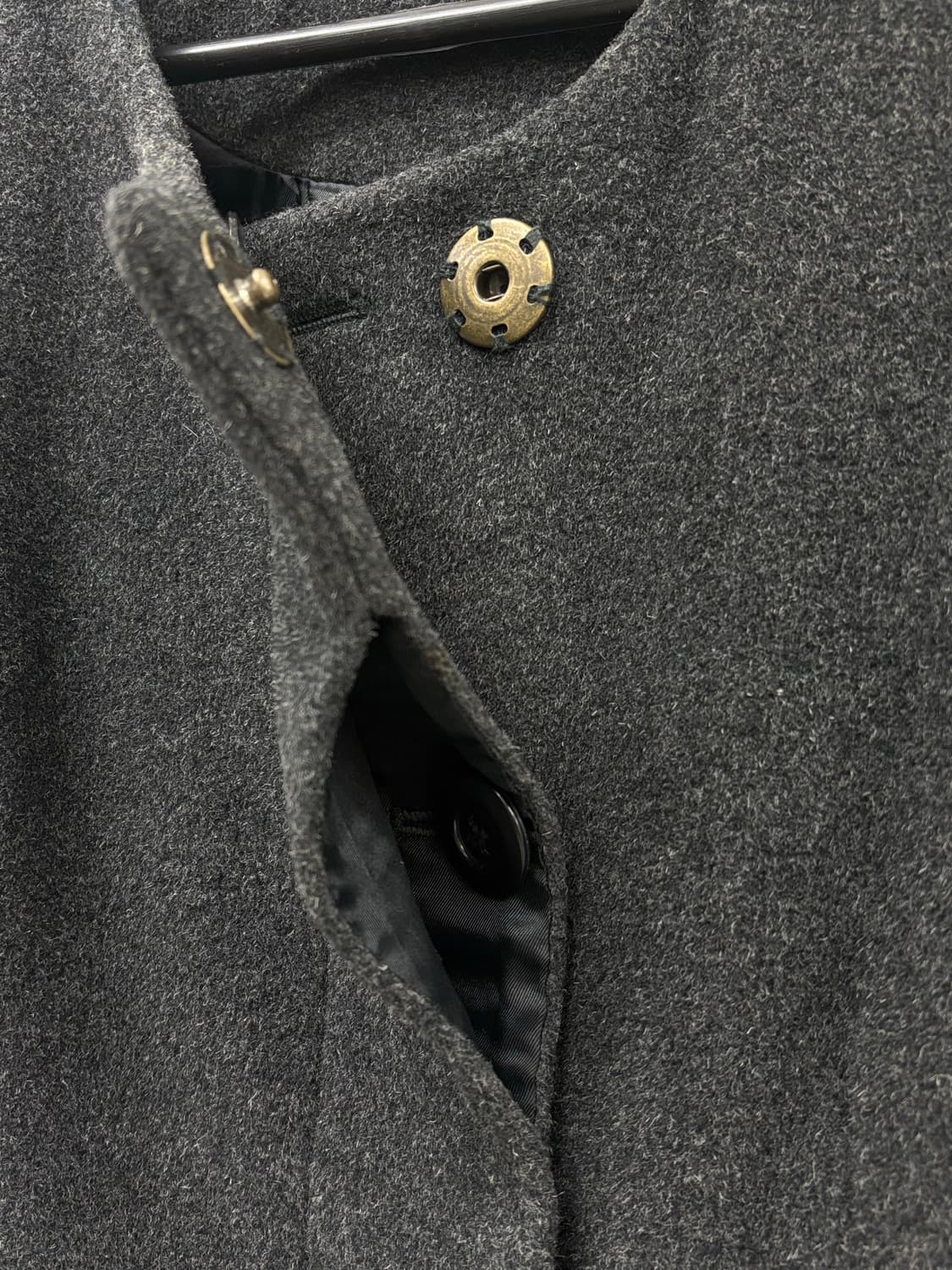 빈티지 차콜 울 자켓 상품이미지7
