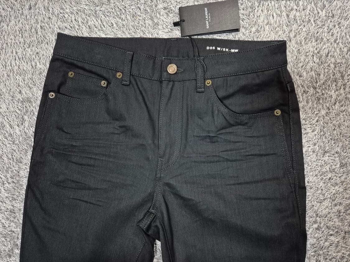 [새상품]SAINT LAURENT 생로랑 여성 블랙 데님 스키니진 29 상품이미지2