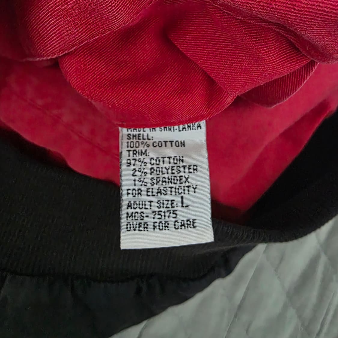 [L] 90s 빈티지 말보로 리버시블 봄버 자켓 블랙/레드 썬페이드 상품이미지10