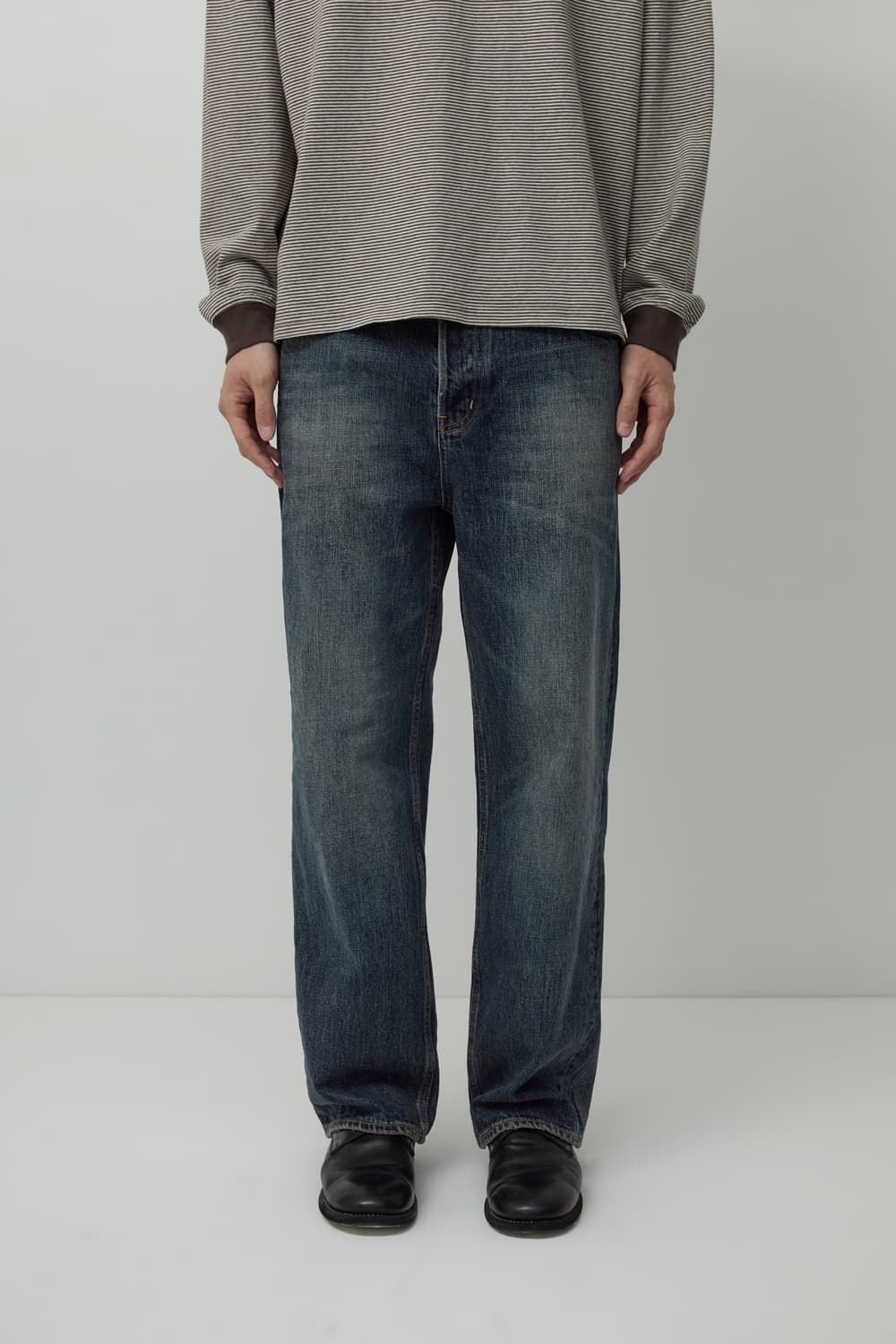 [2] 러프사이드 5p 데님 팬츠 유즈드 블루 상품이미지1