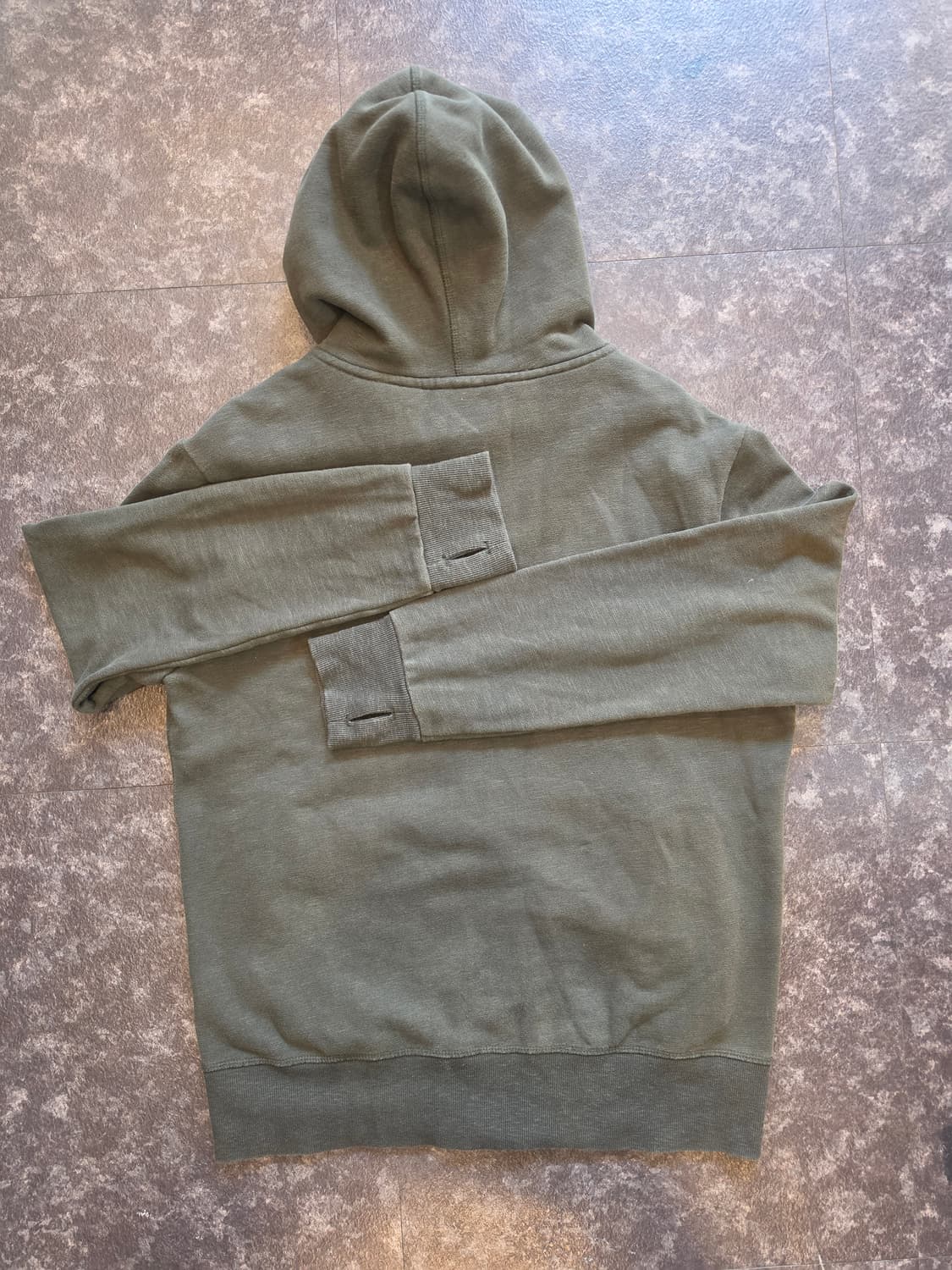 #슈퍼드라이 올리브 색상 후드집업 L사이즈 상품이미지9