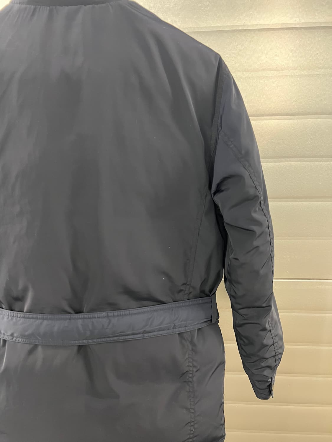 클래식 벨티드 네이비 패딩 자켓 105 사이즈 상품이미지7