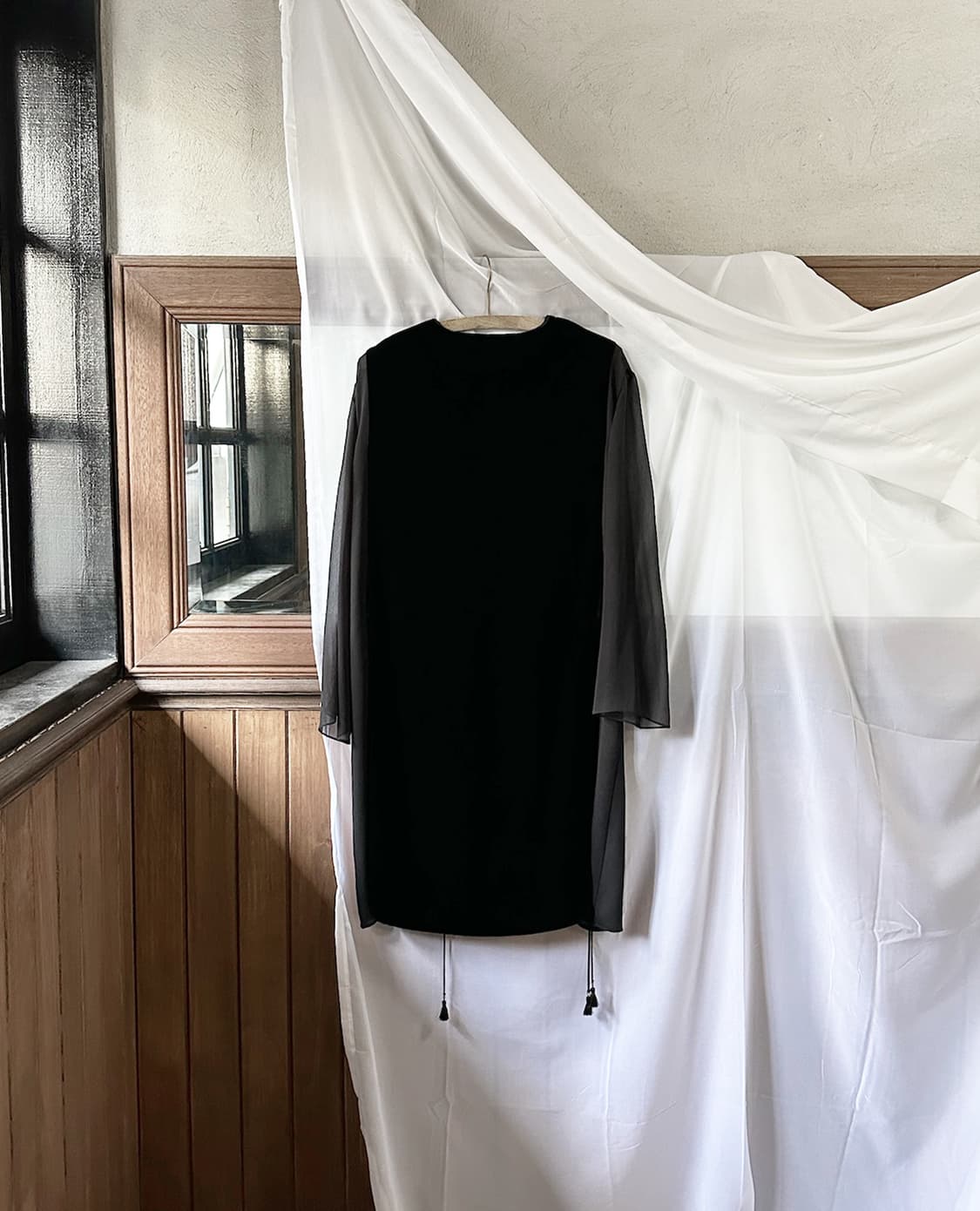 CHLOE velvet v-neck dress 상품이미지9