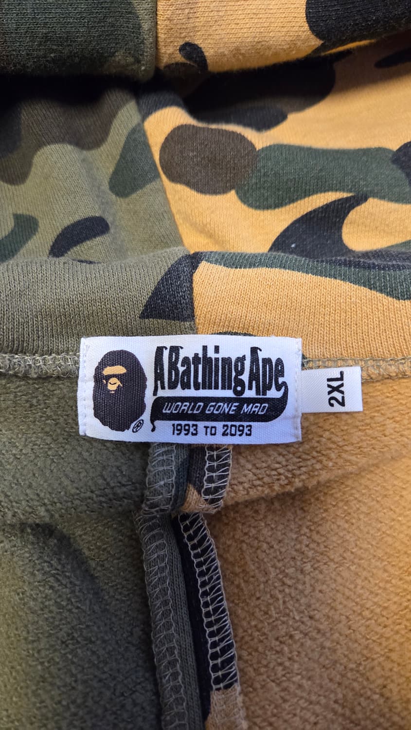 베이프 반반카모 샤크후드 2XL 상품이미지5