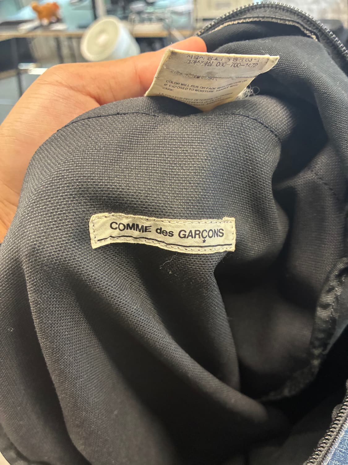 꼼데가르송 옴므플러스 백팩 칸예 리지드 상품이미지6