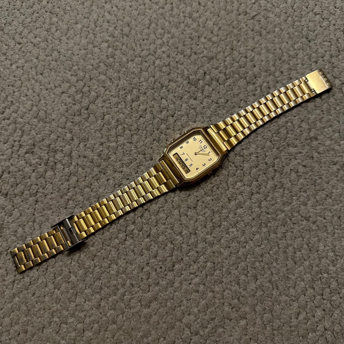 카시오 (CASIO) AQ-230 금장 시계 상품이미지3