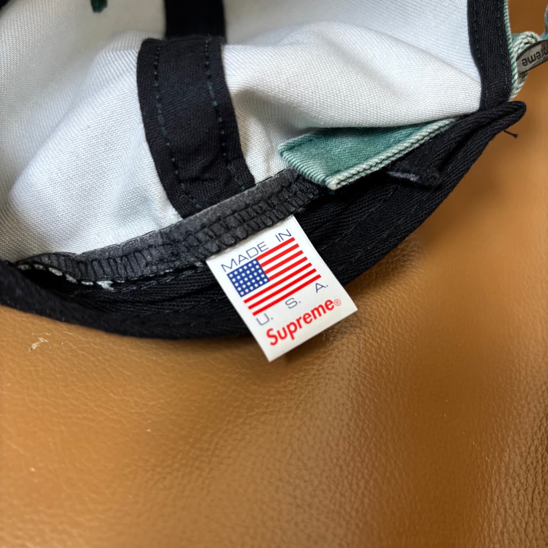 슈프림 S로고 볼캡 모자 20SS 피그먼트 세이지 그린 상품이미지8