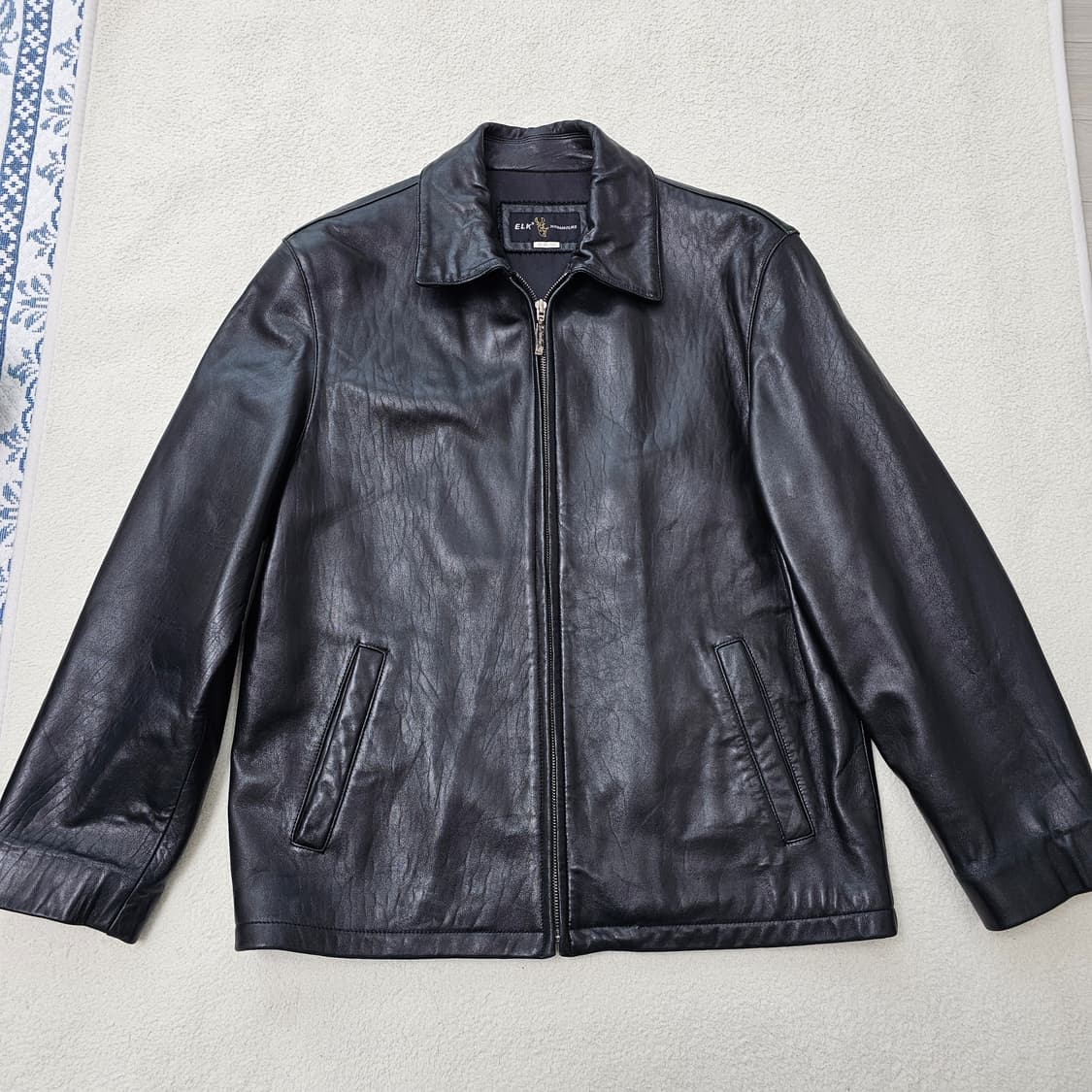 [95] ELK 남성 블랙 양가죽 자켓 상품이미지1