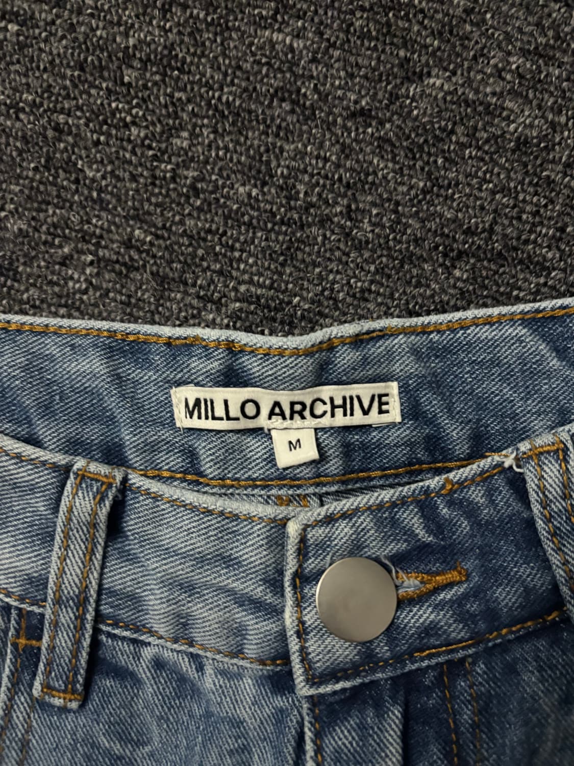 밀로아카이브 데님 버뮤다 M 상품이미지3