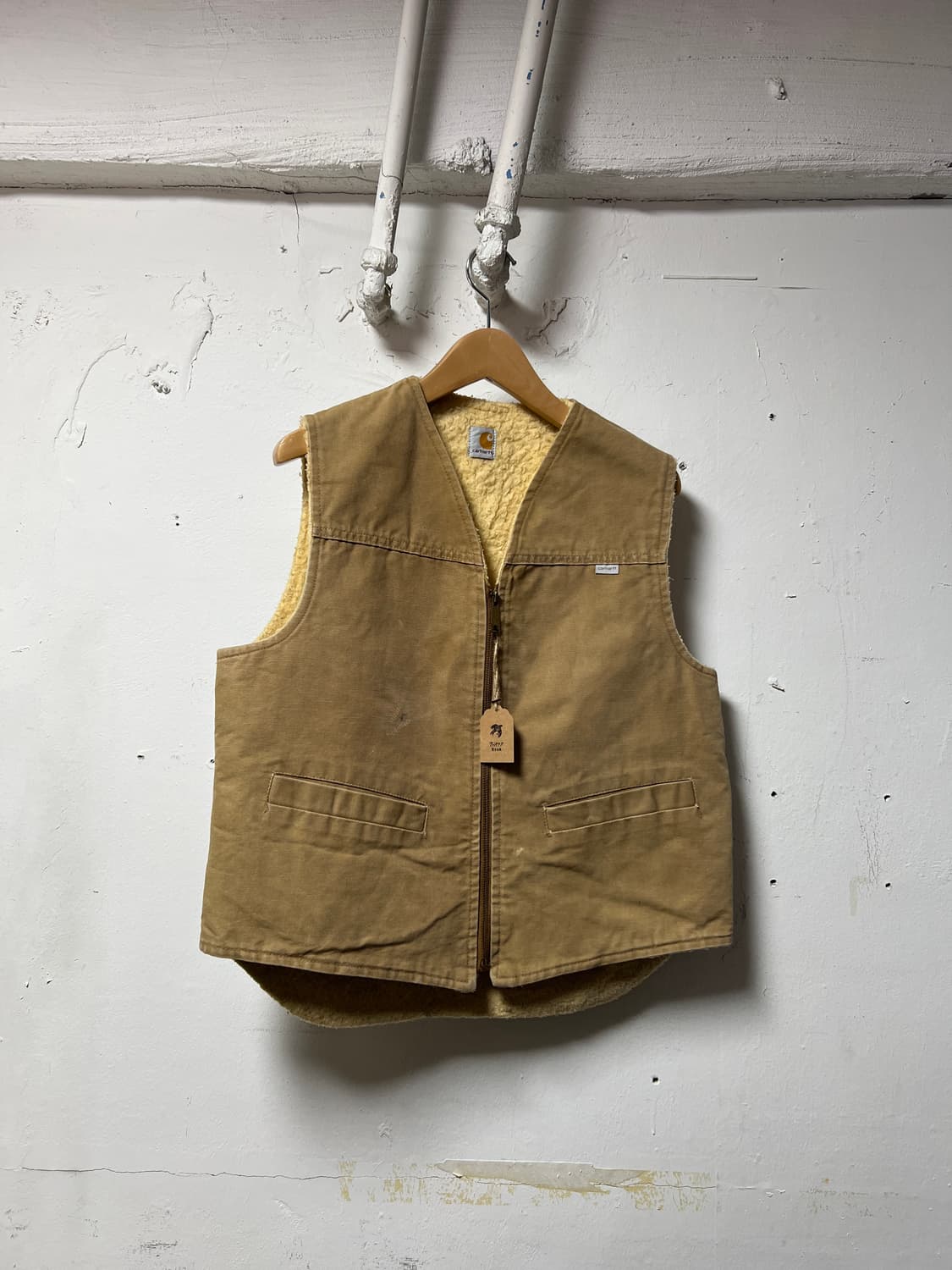 칼하트 브라운 쉐르파 라이너 베스트 상품이미지1