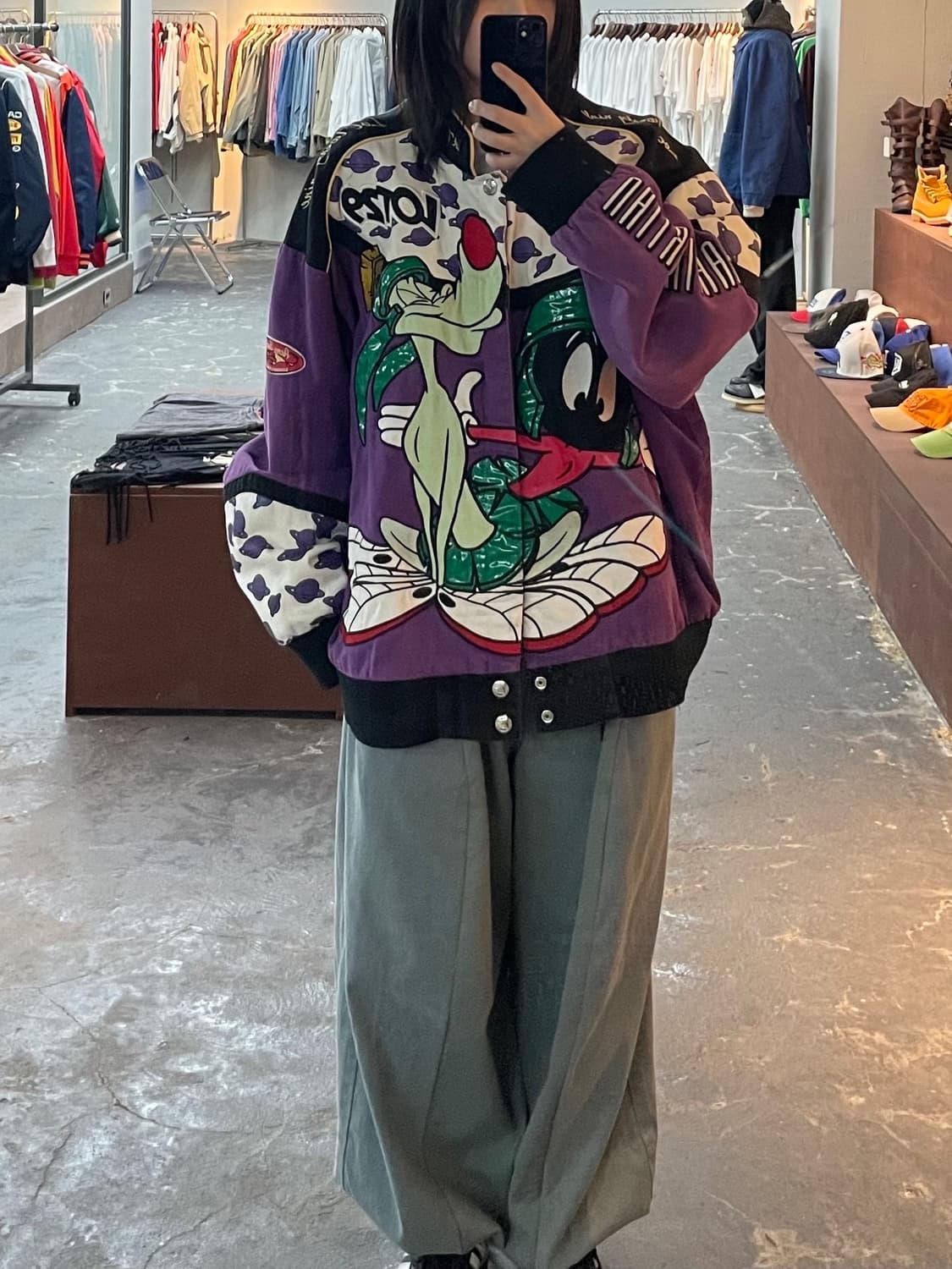 빈티지 LOT29 루니툰즈 레이싱재킷 H1147 상품이미지1