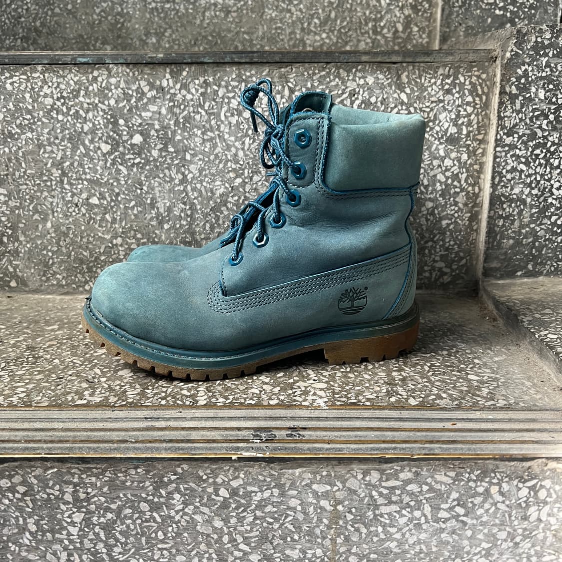 팀버랜드 6인치 프리미엄 워터프루프 블루 부츠 상품이미지2