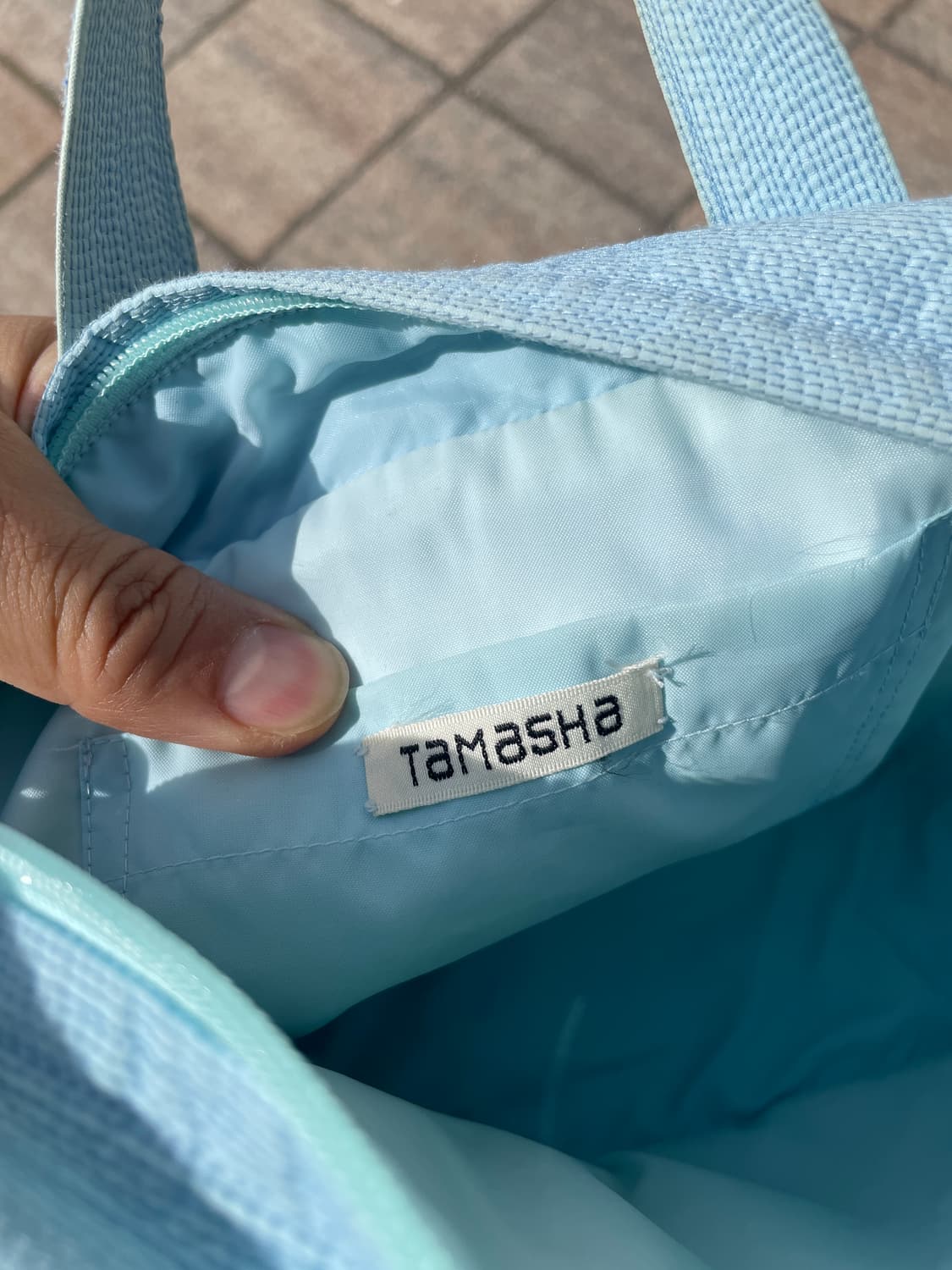 이세이미야케 하트 TAMASHA 스티치 자수 보스턴백 상품이미지5